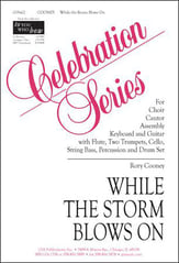While the Storm Blows On SAB choral sheet music cover